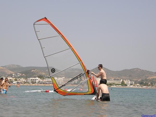 Trying to surf
