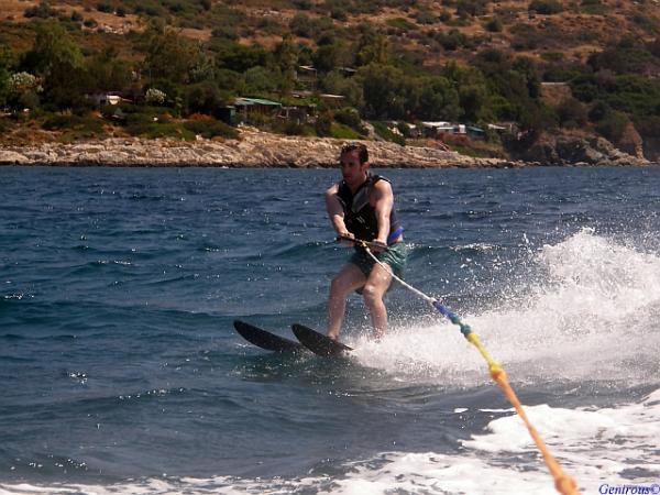 Water skiing at Anavissos